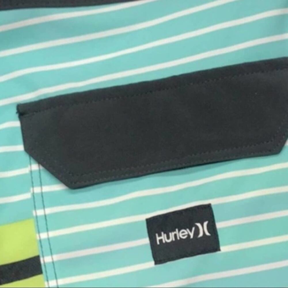 HURLEY PHANTOM Mens 36 Aloha Stripe Board Shorts - Picture 6 of 6